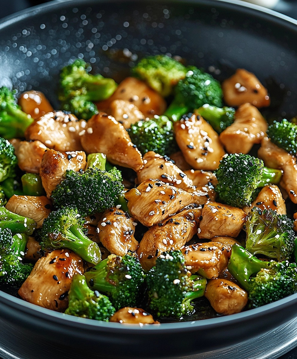 Sauté de poulet brocoli