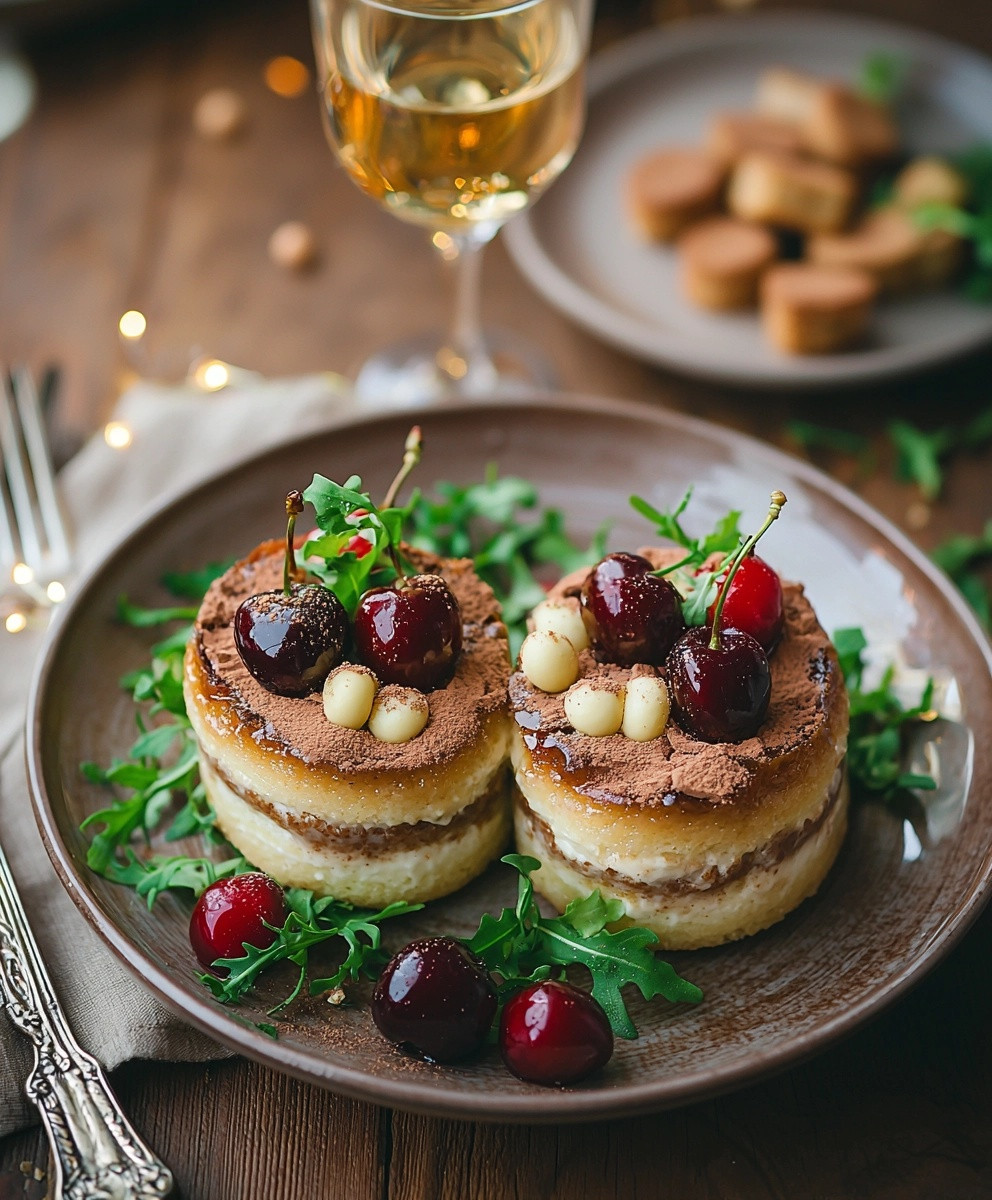 Tiramisu aux cerises et amaretti