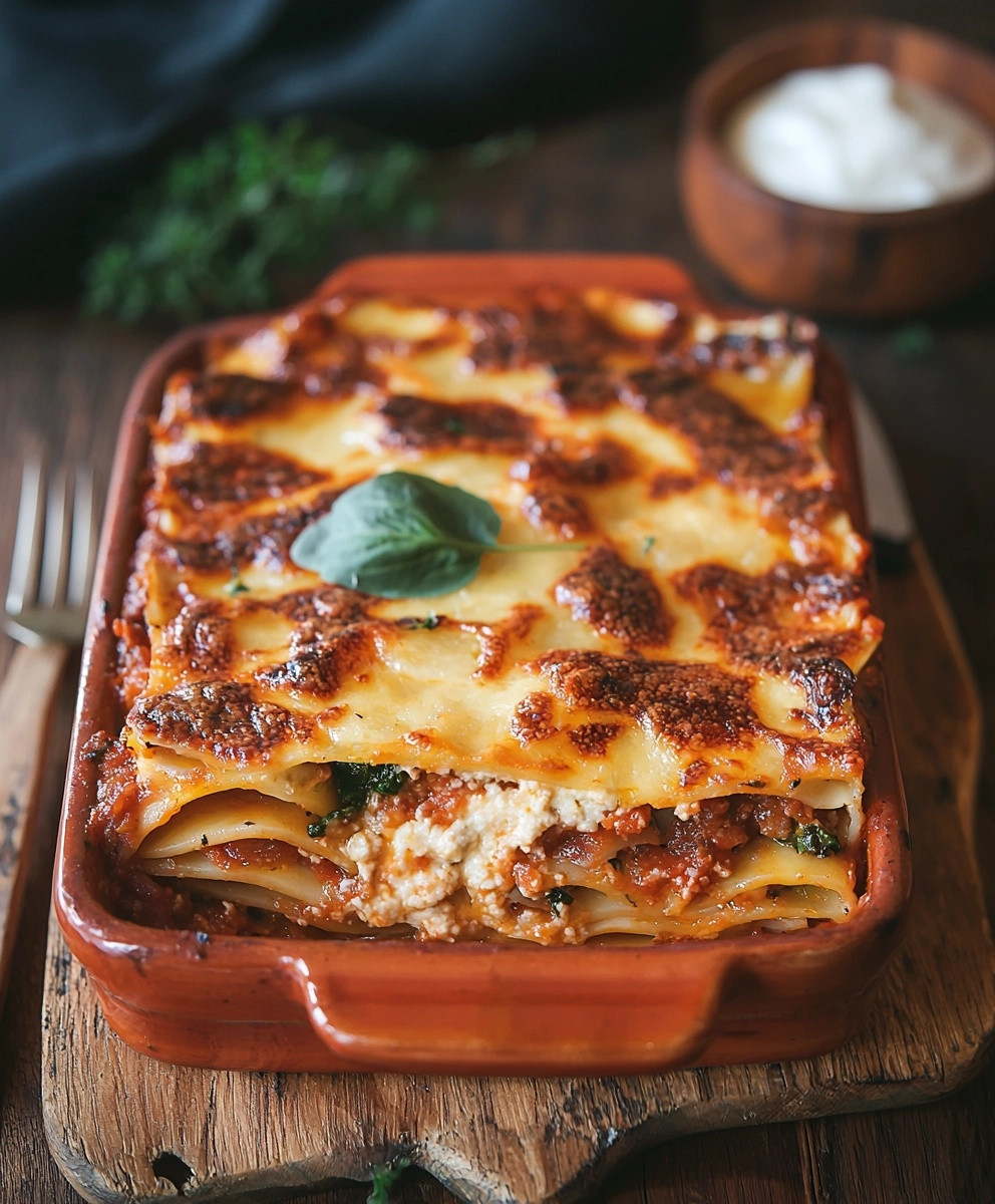 Lasagnes végétariennes bolo