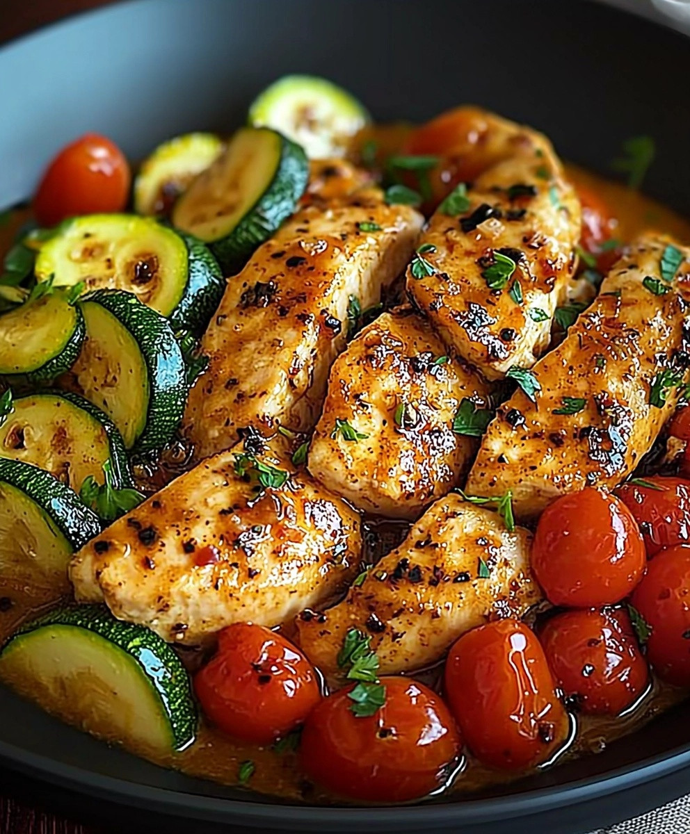 Émincé de poulet léger