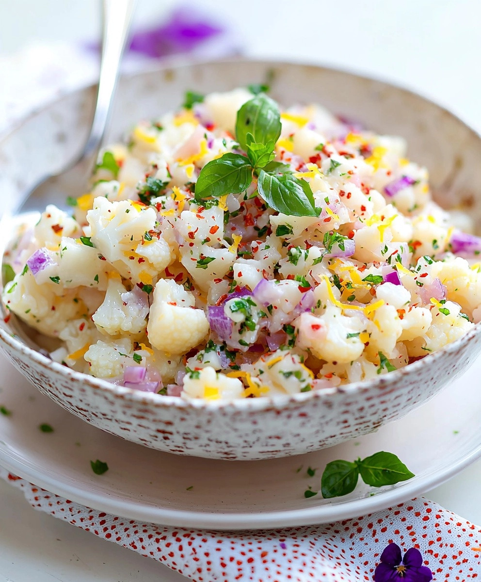 Salade de taboulé chou-fleur