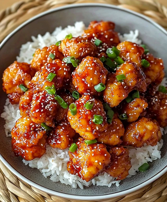 Poulet croustillant piment doux