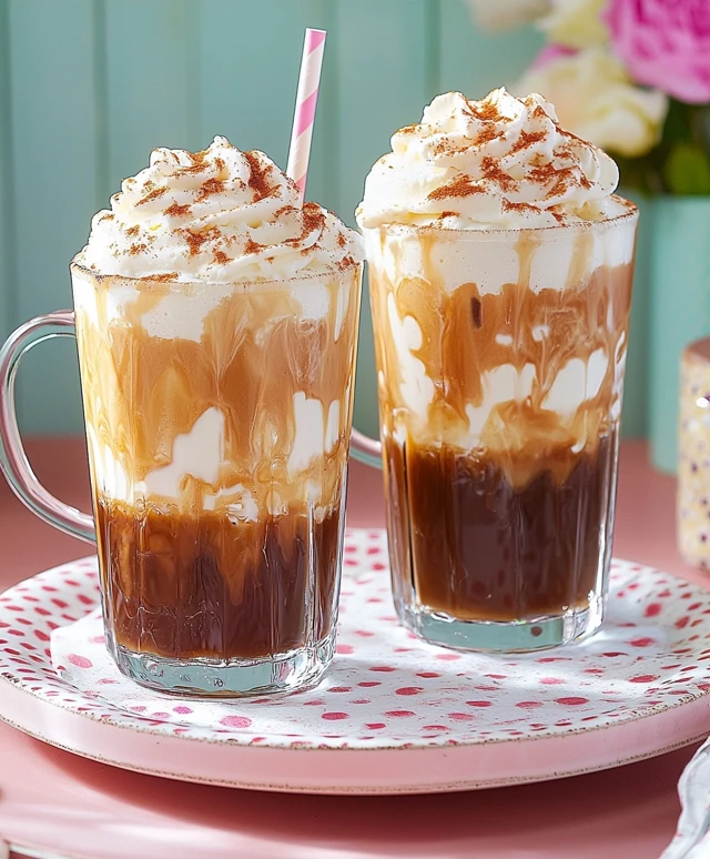 crème glacée café flottante