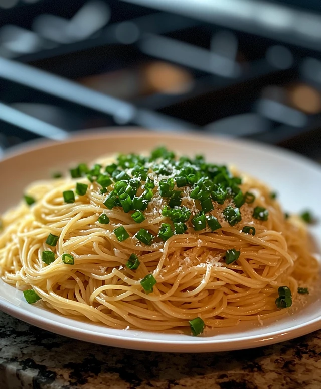 Nouilles à l'ail végétaliennes