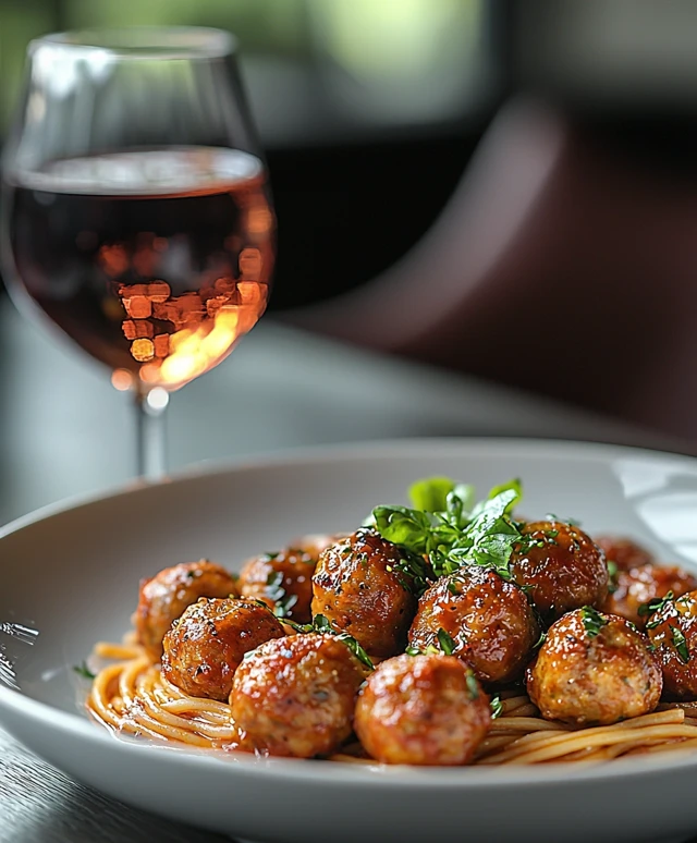 Spaghetti boulettes de viande