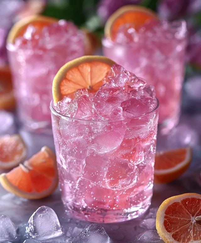 Limonade rose maison