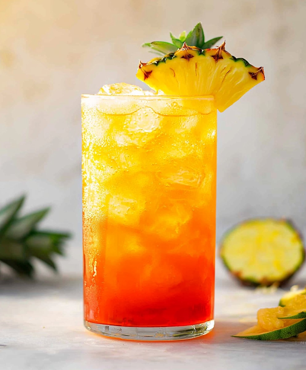 Punch rhum ananas