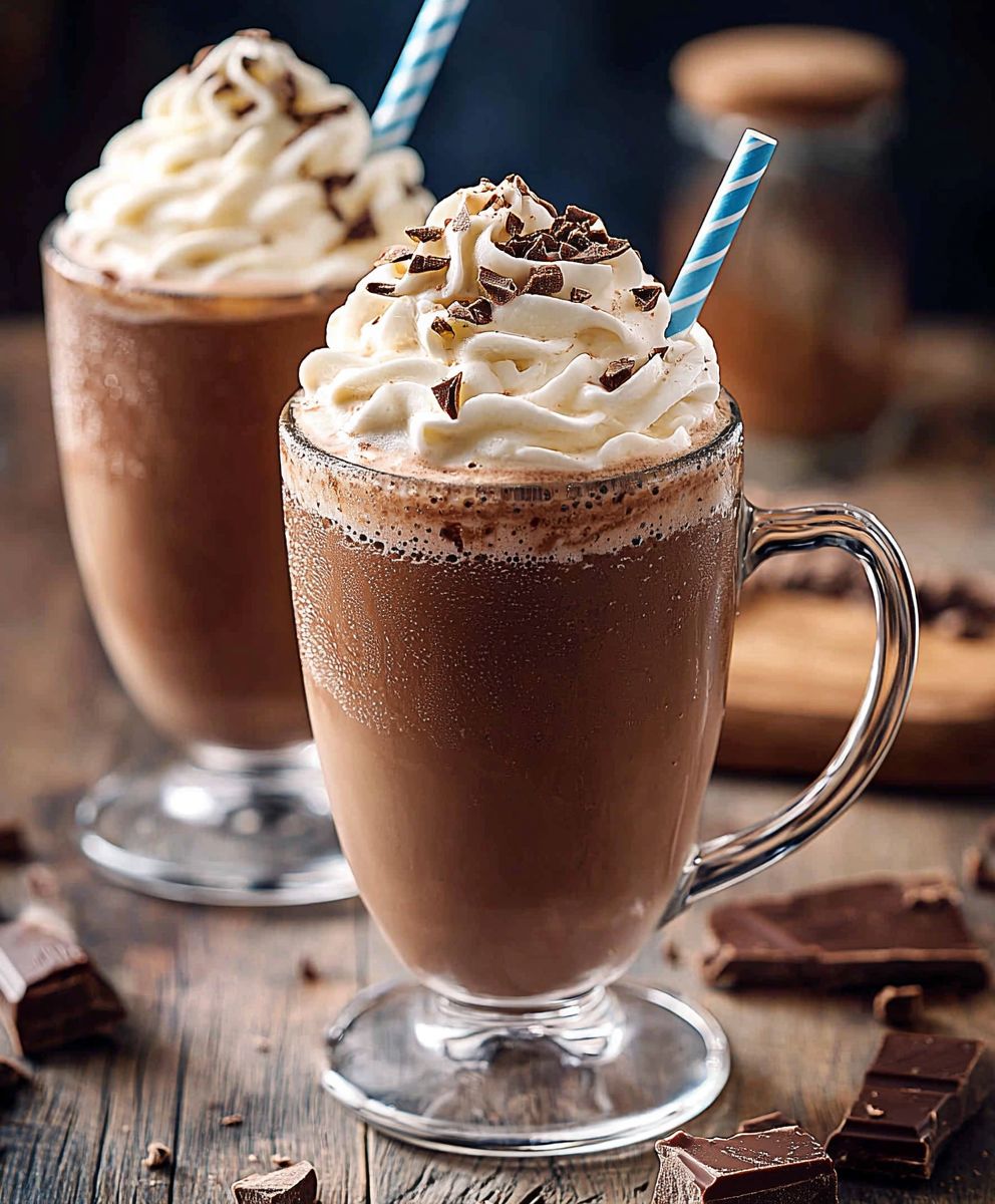 Chocolat chaud glacé