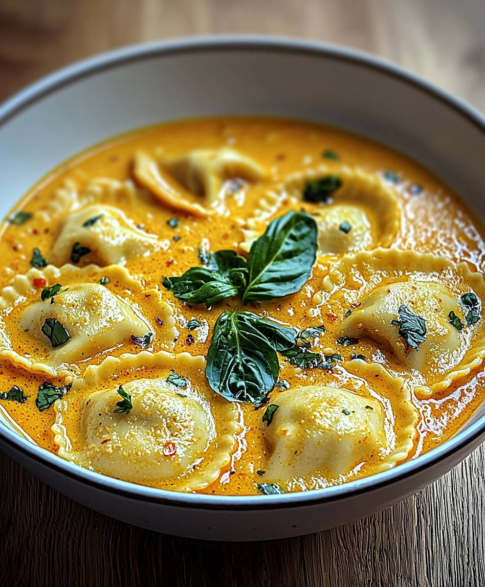 Soupe Thaï Curry Raviolis Coco