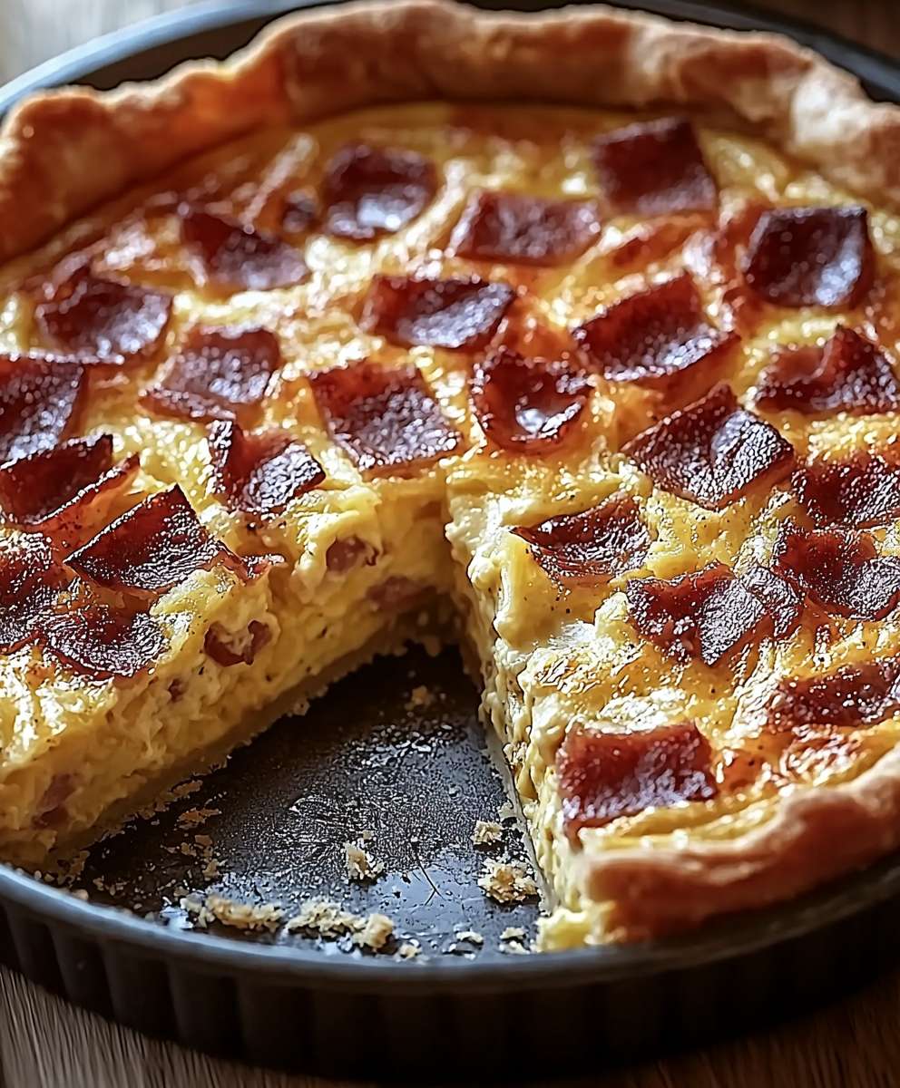 Quiche raclette gourmande
