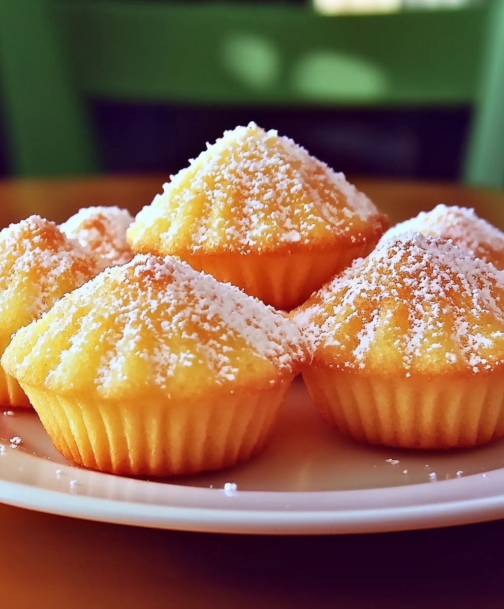 Madeleines espagnoles citron