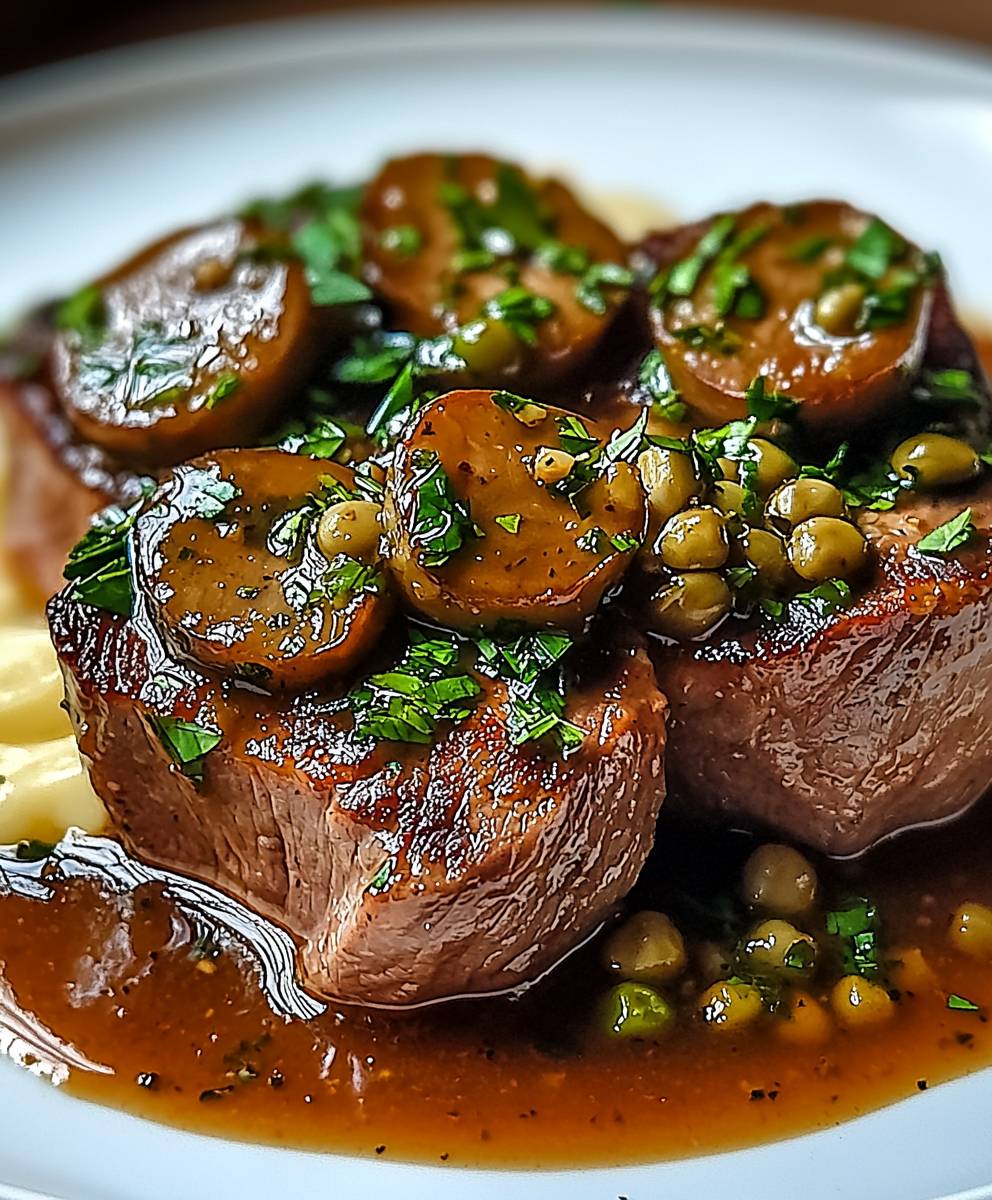 Langue de boeuf sauce piquante