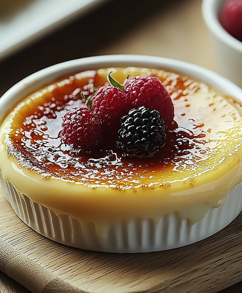 Creme brulee facile