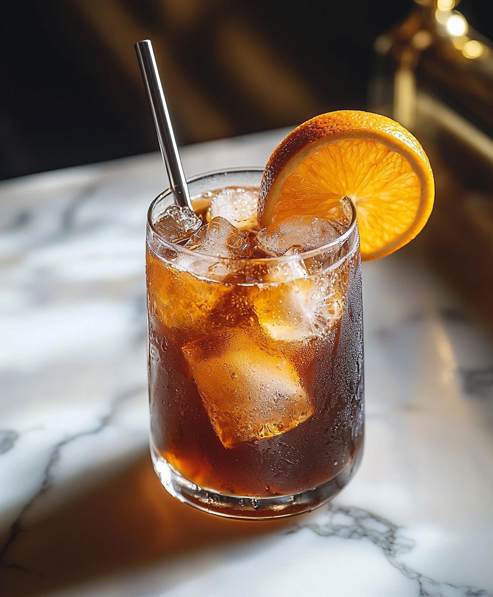 Tonique orange infusé froid