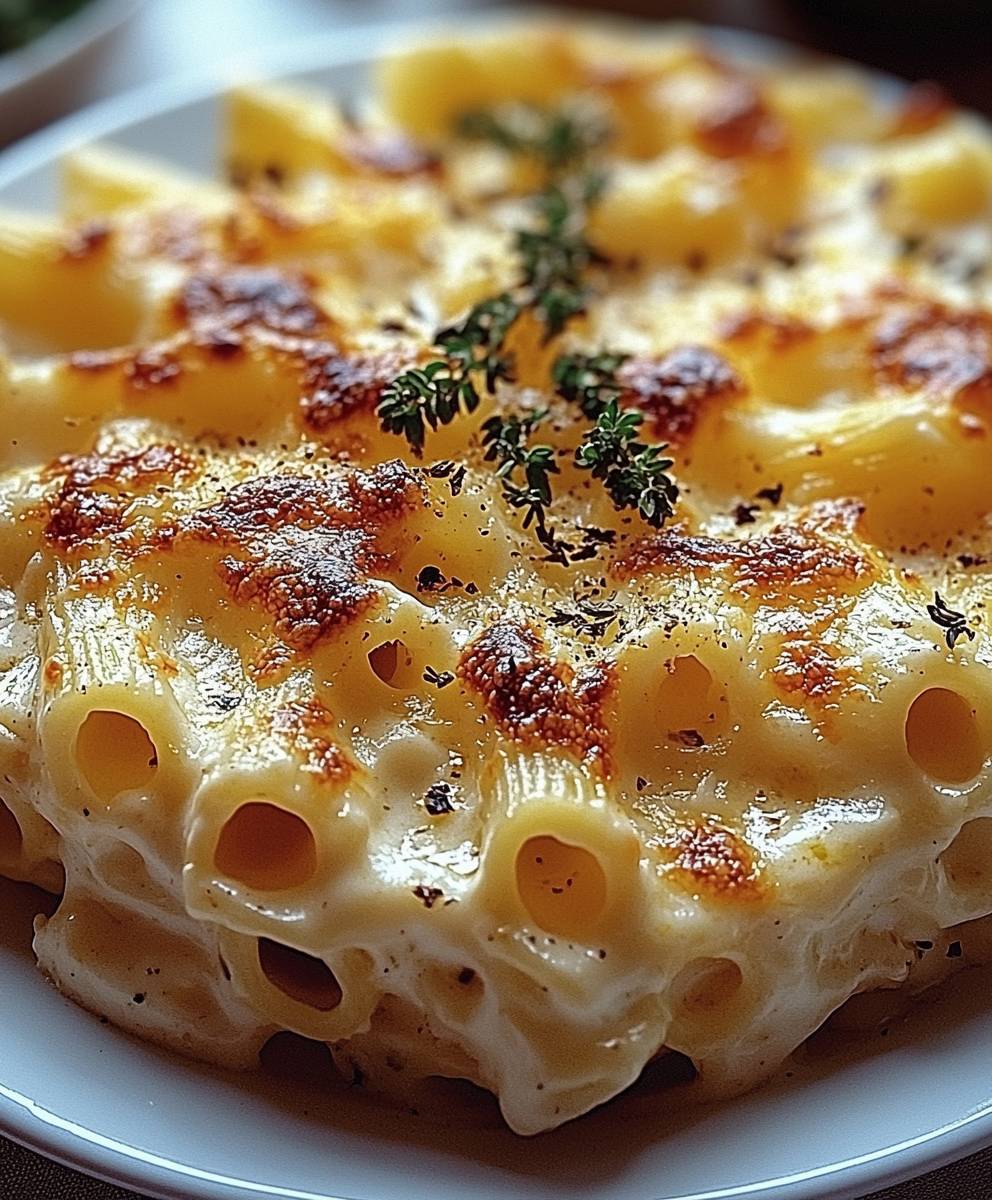 Gratin pâtes facile savoureux