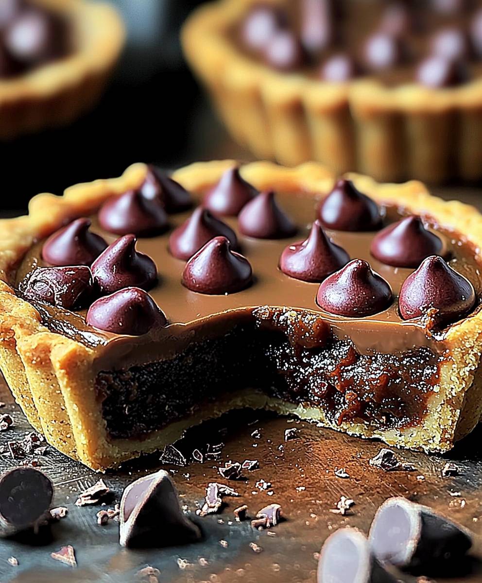 Tarte cookie chocolat