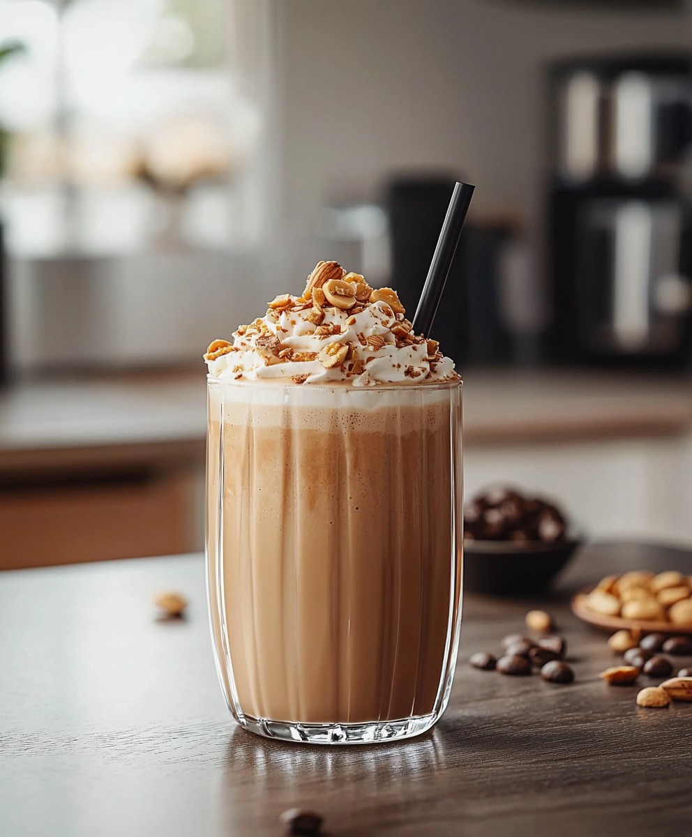 Milkshake expresso beurre d'amande
