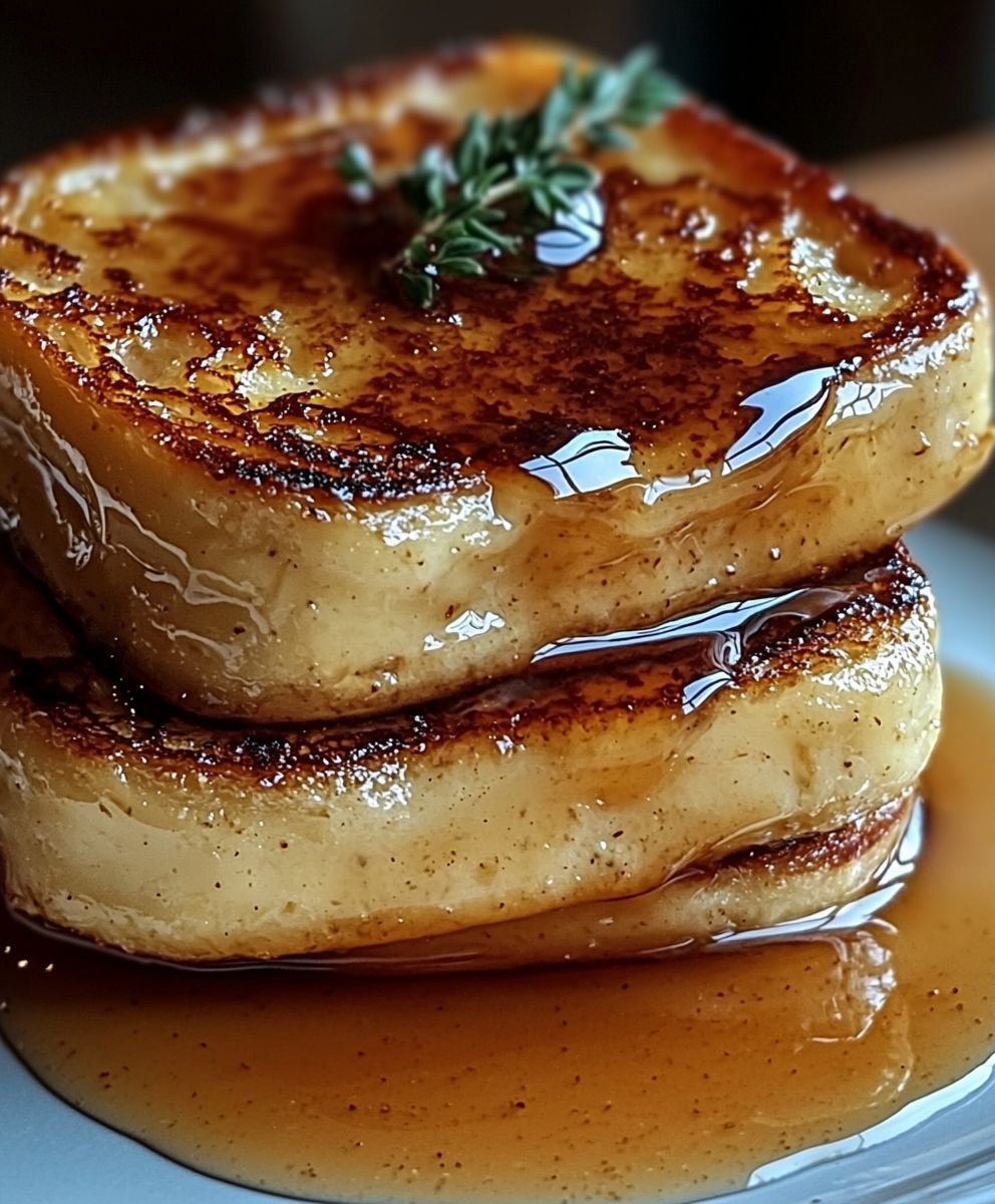 Pain perdu crème brûlée