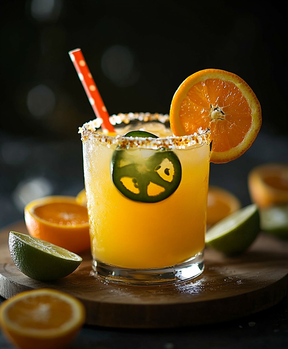 Margaritas orange épicée