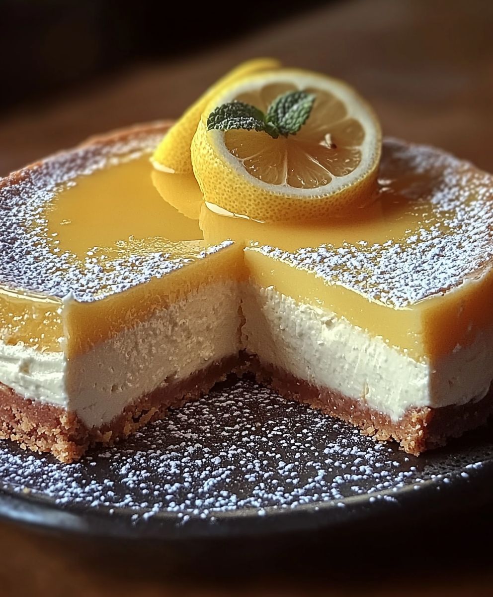 Gateau fromage blanc citron