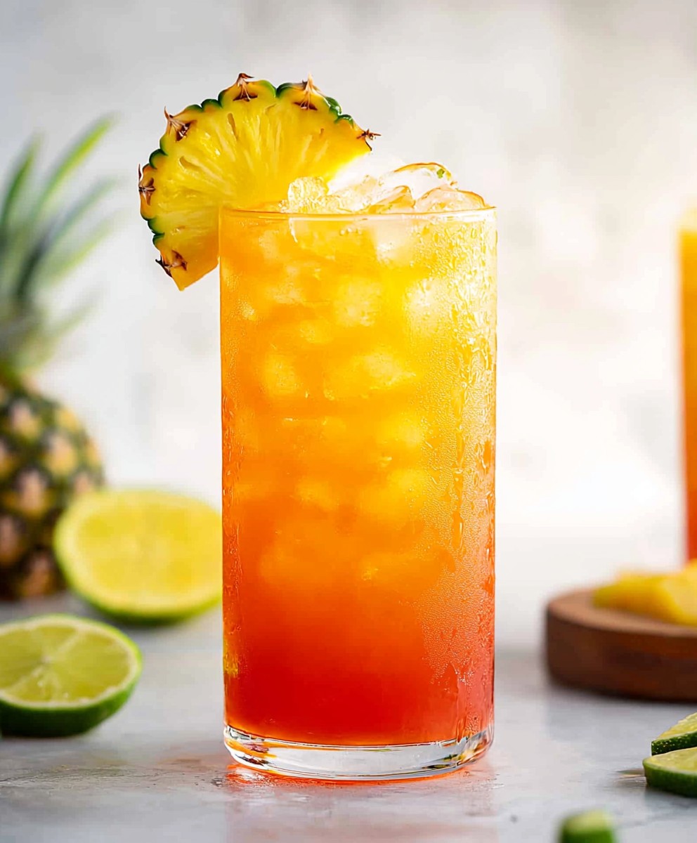 Punch rhum ananas