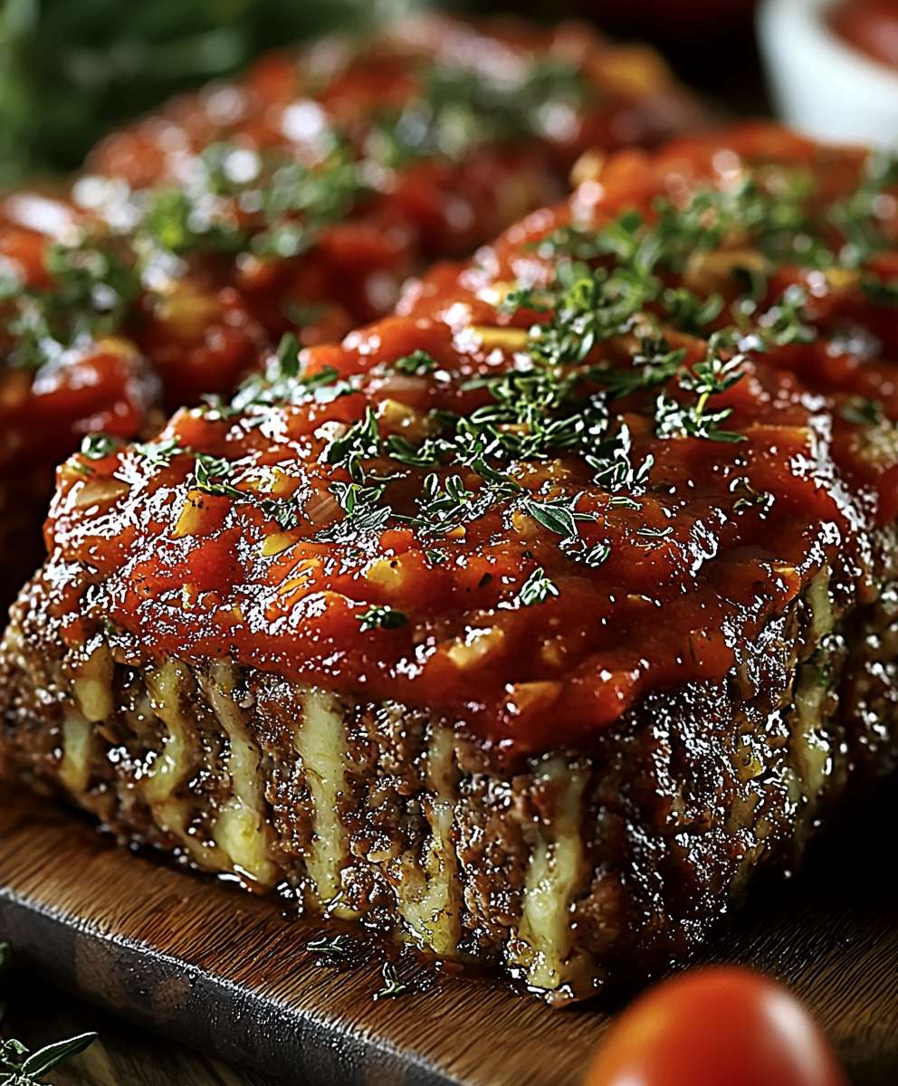 Pain de viande sauce tomate
