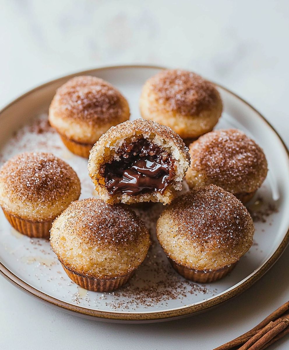 Muffins sucre cannelle Nutella