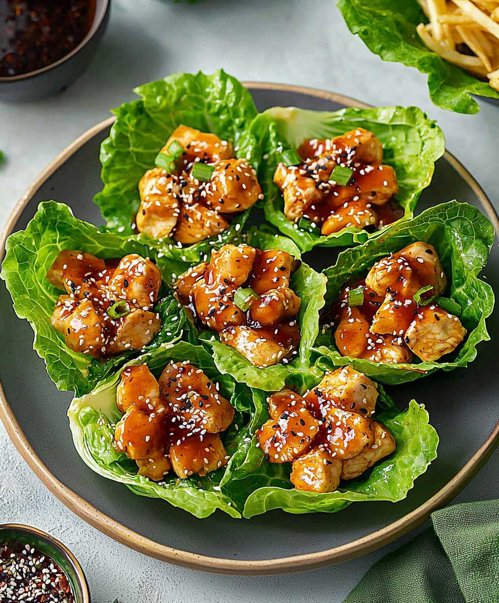 Wraps poulet ail miel