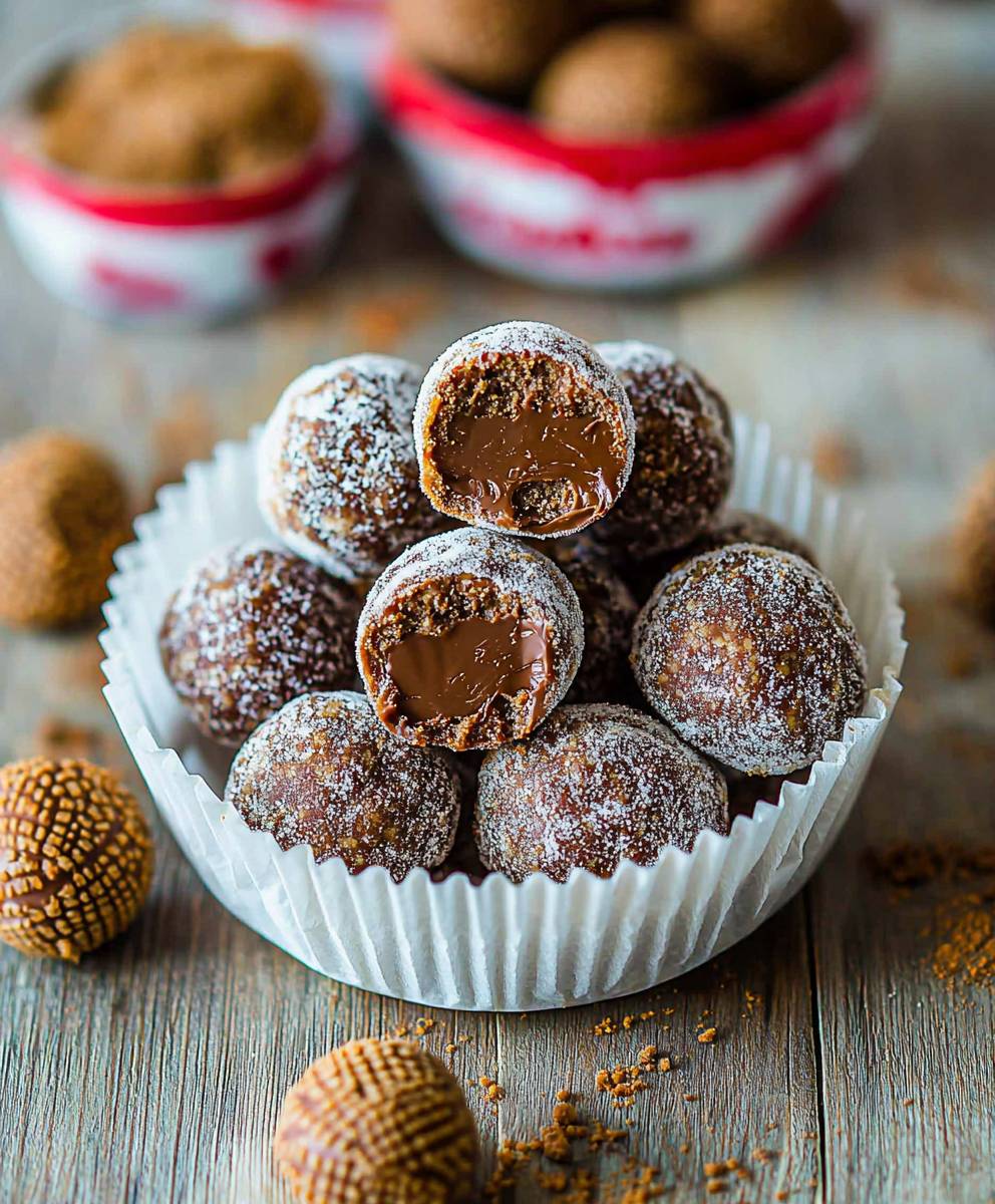 Truffes chocolat Biscoff