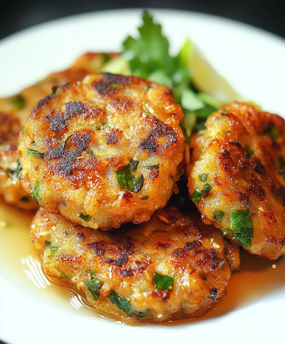 Galettes de poisson thaïlandais