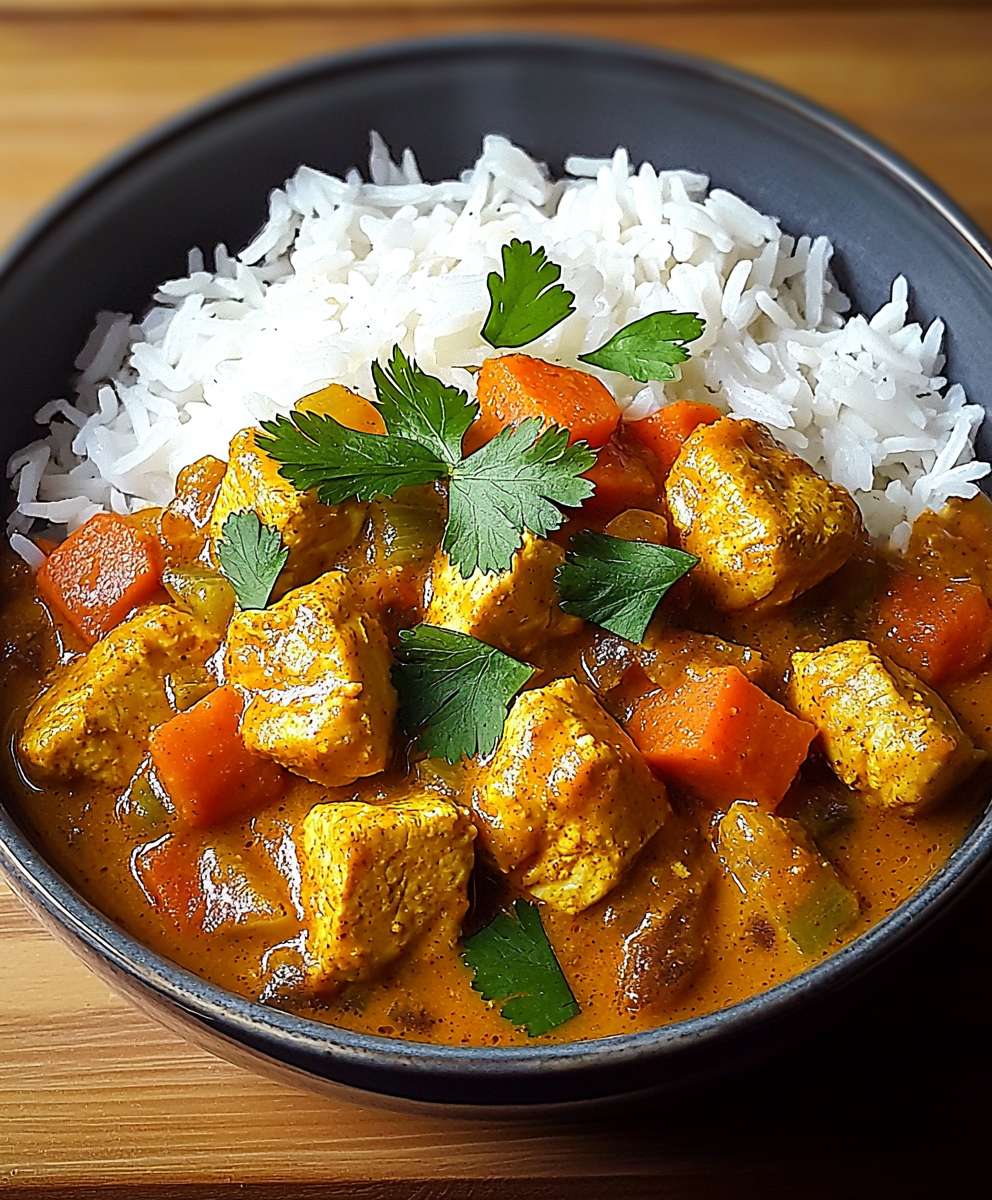 Curry de dinde facile