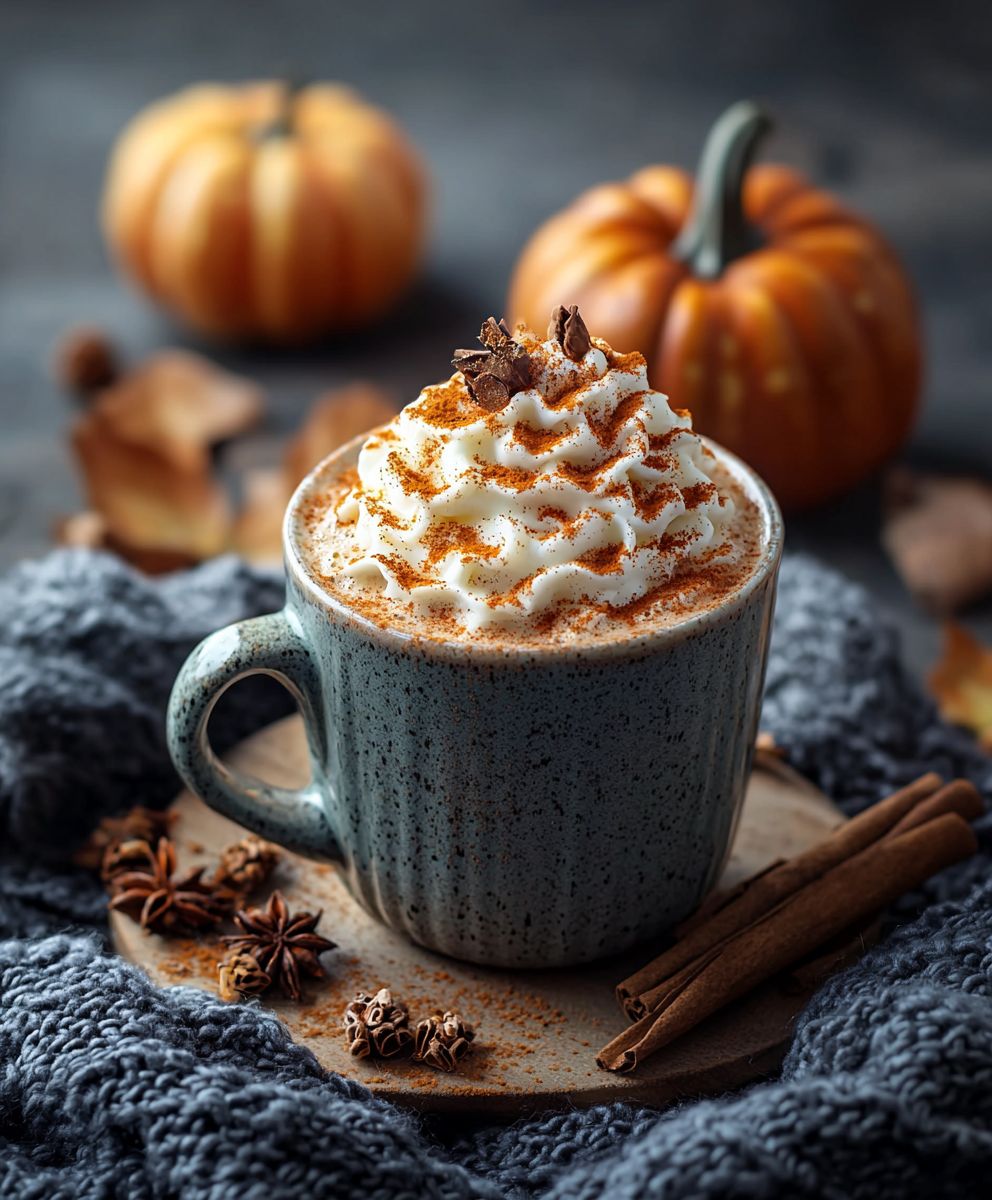 Latte épicé à la citrouille