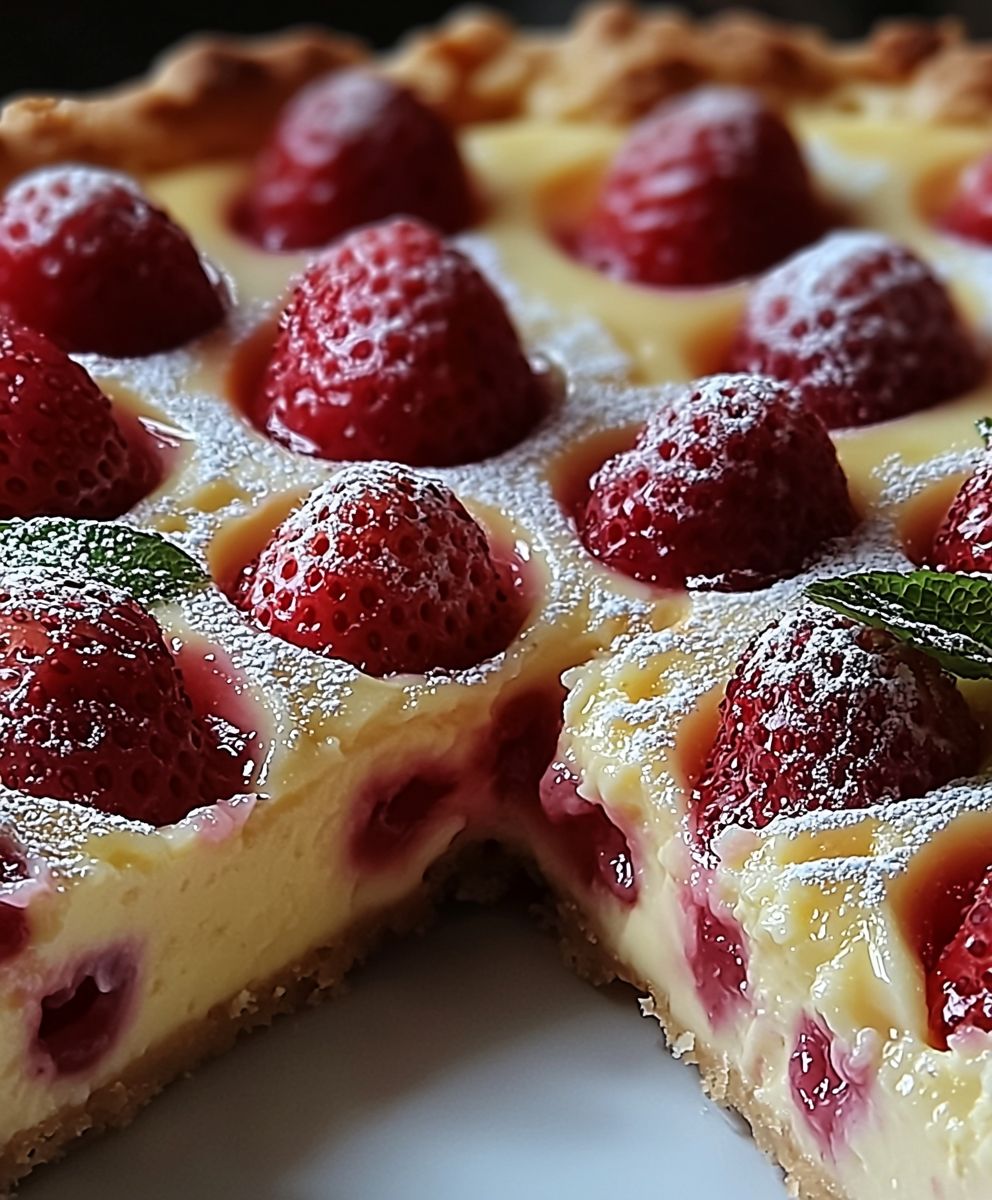 Clafoutis aux fraises facile