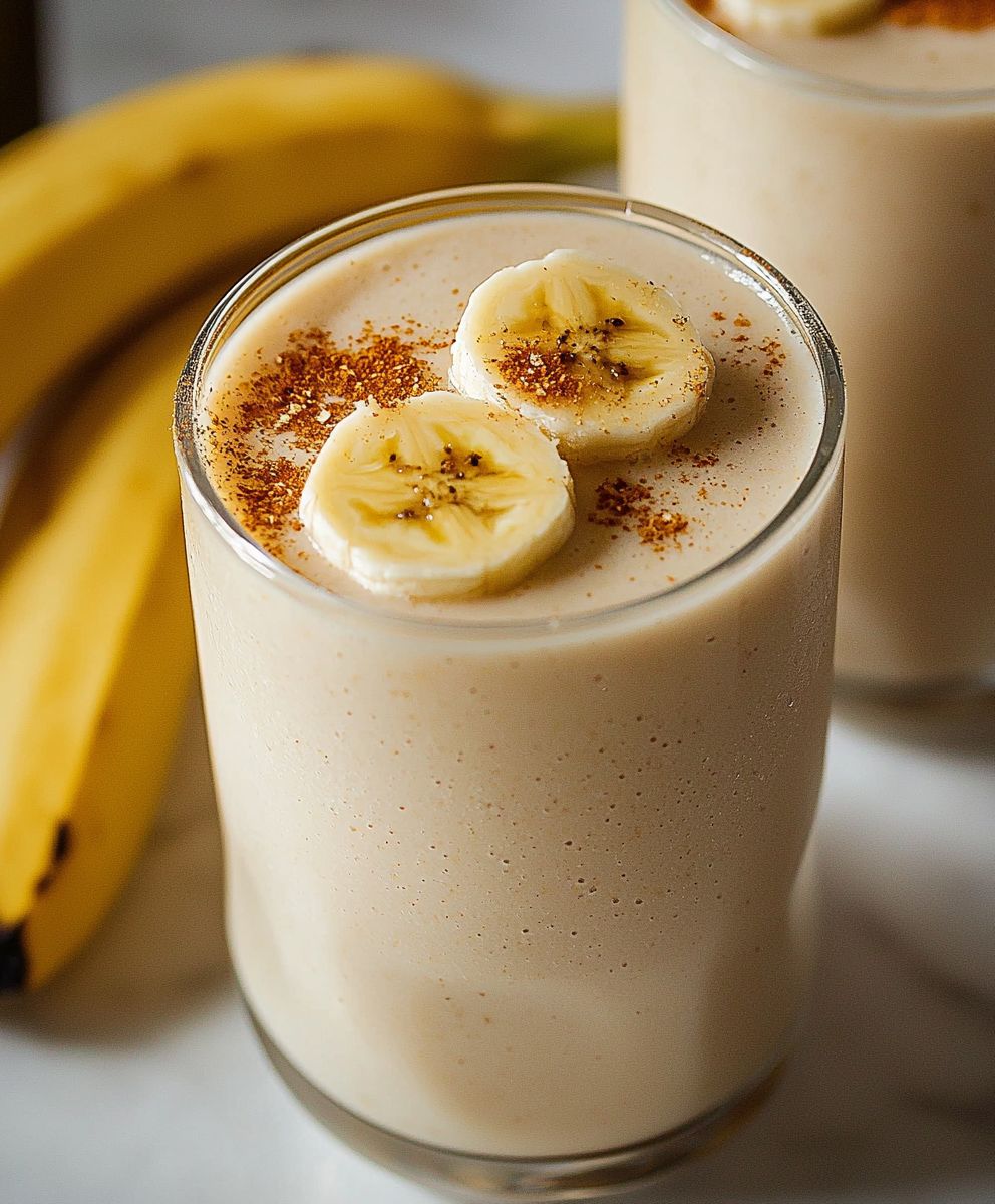 Smoothie banane délicieux
