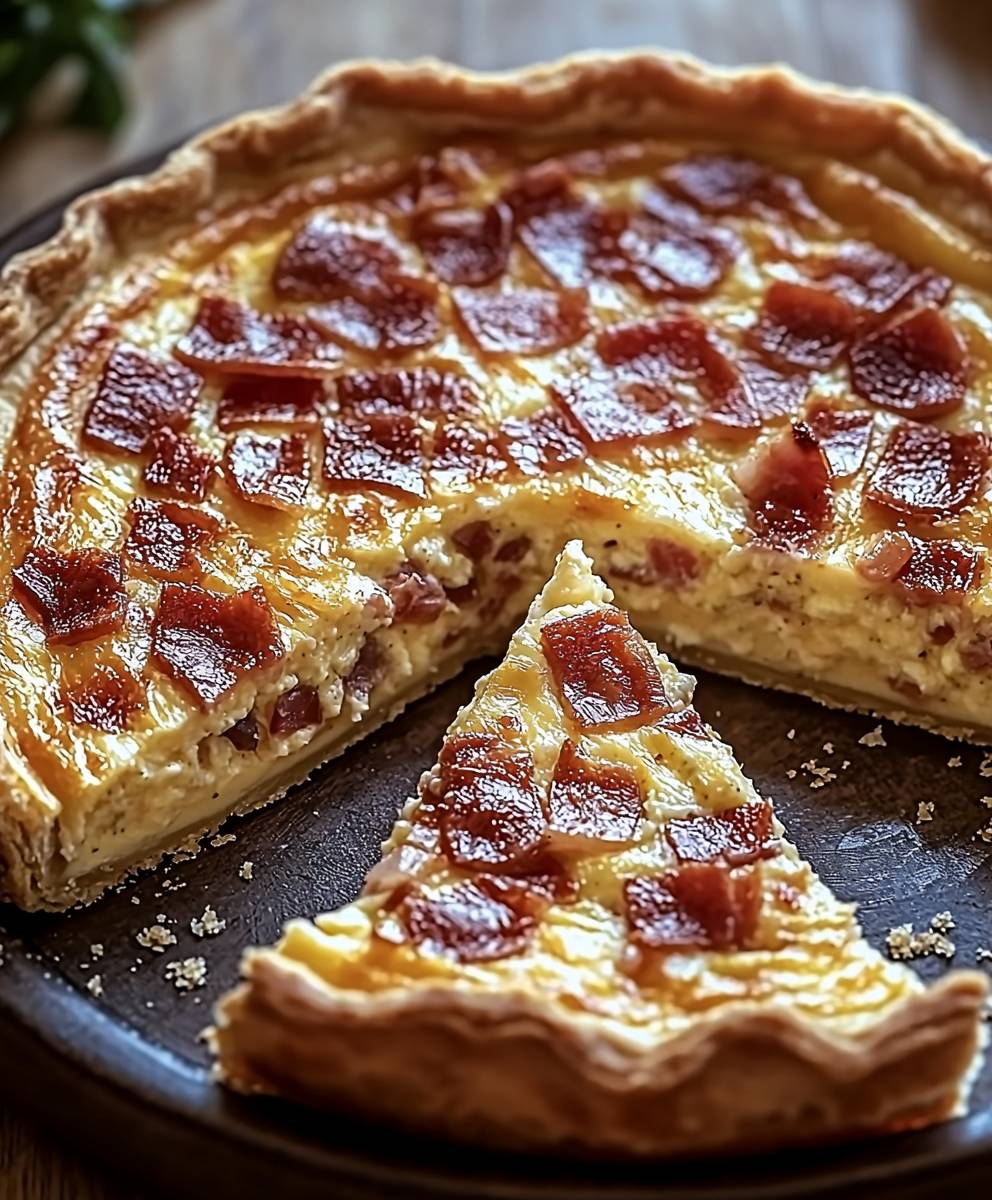 Quiche raclette gourmande