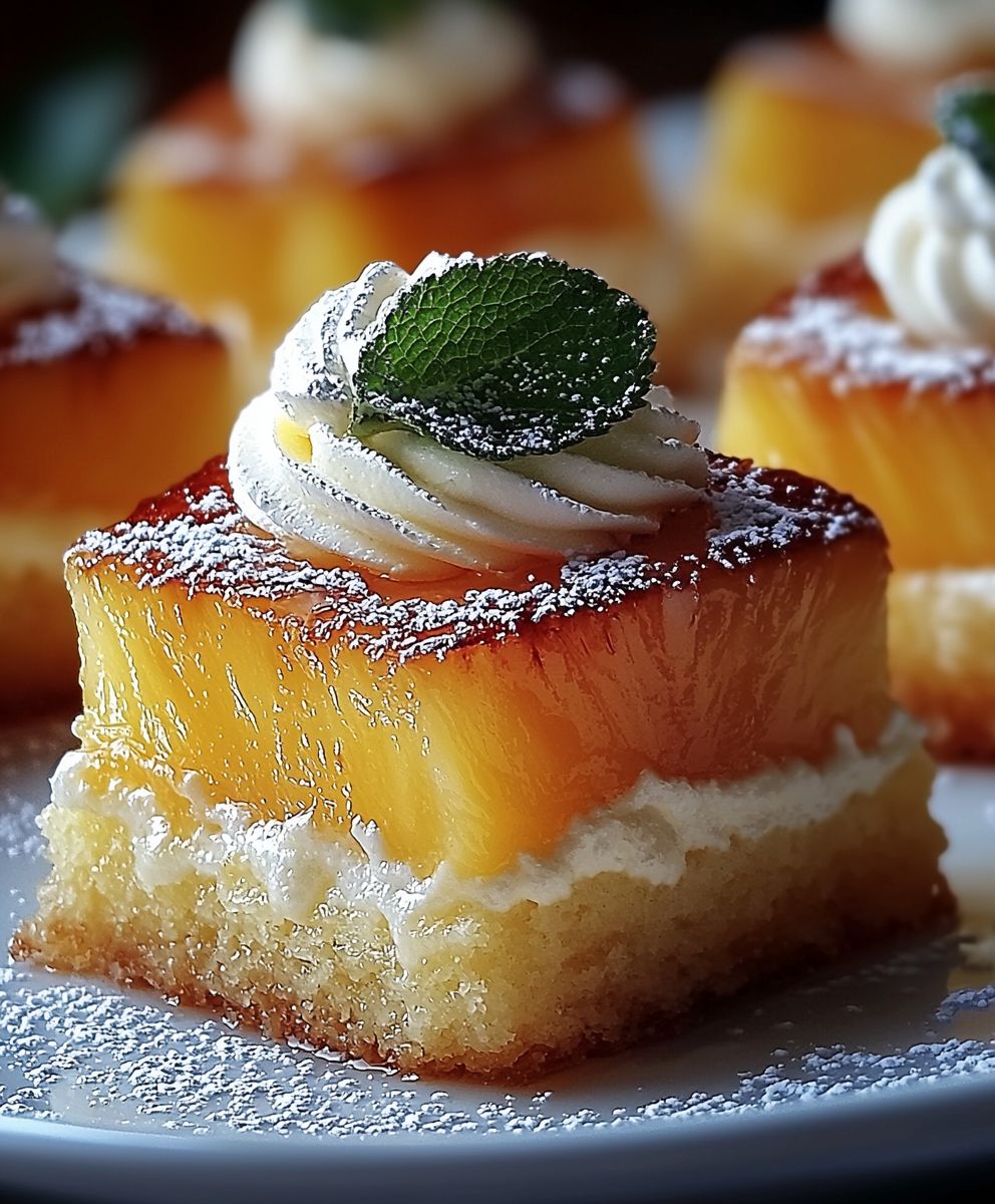 Gâteau renversé ananas mascarpone
