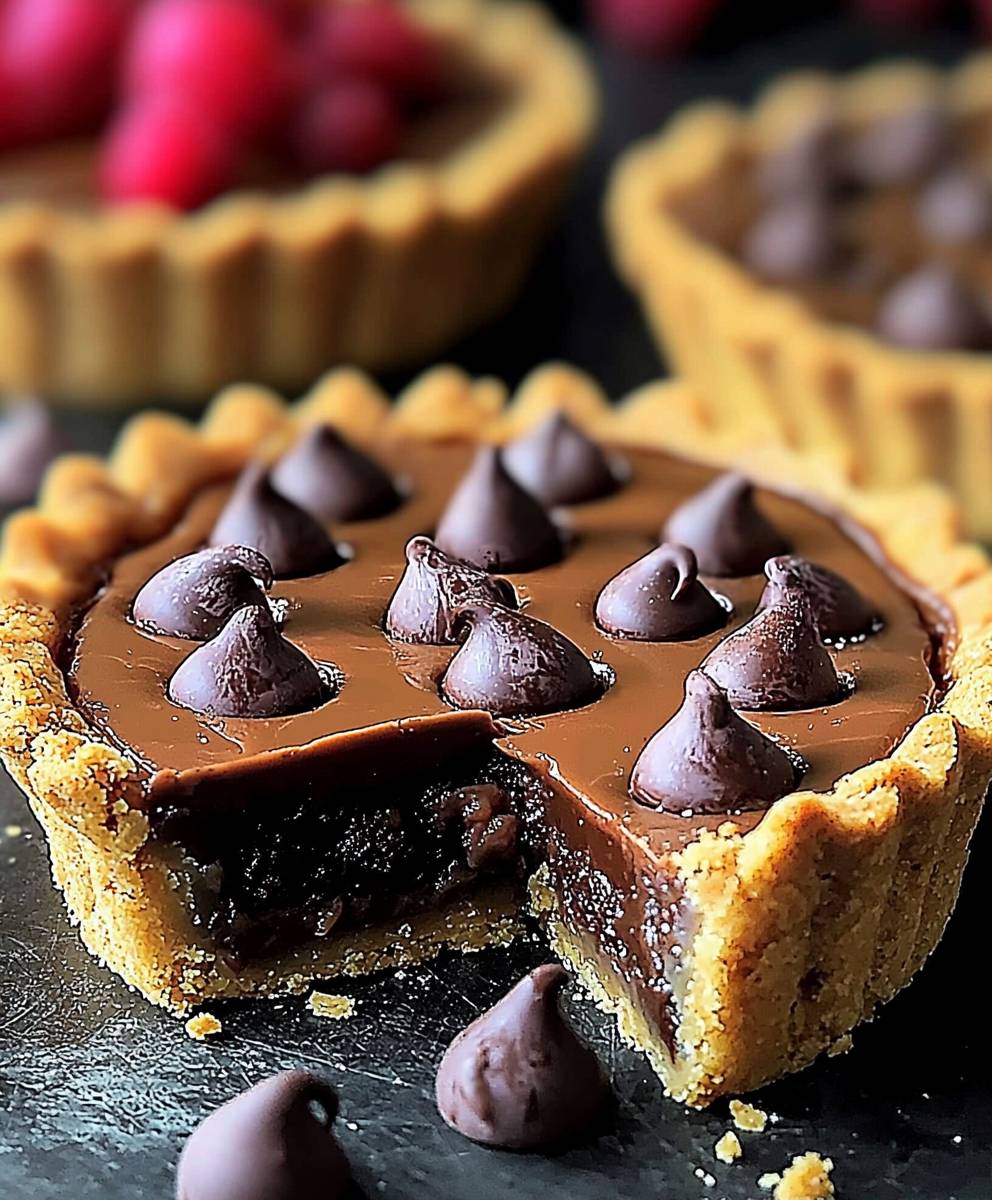 Tarte cookie chocolat