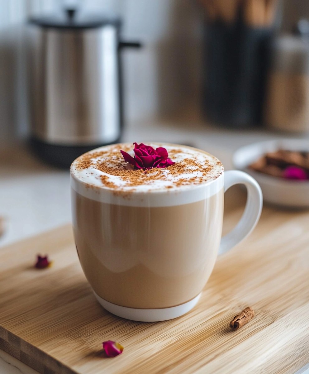Latte cannelle rose