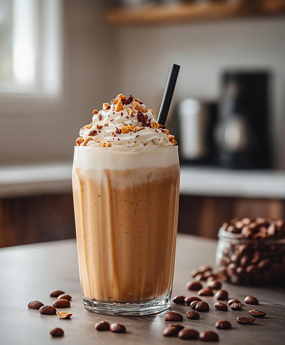 Milkshake expresso beurre d'amande