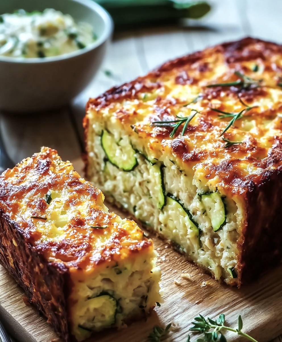 Cake courgette thon Thermomix