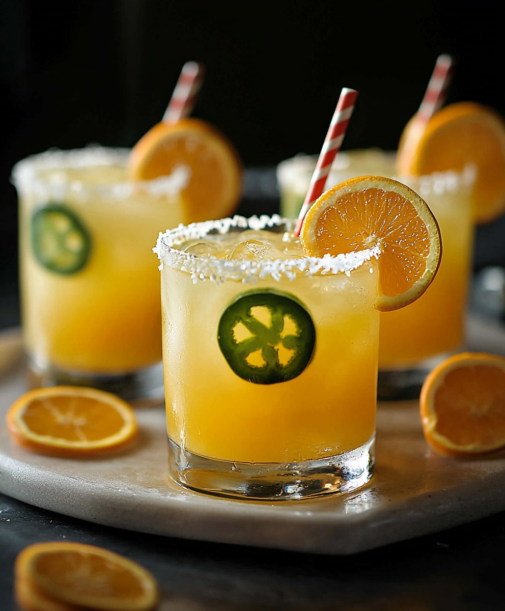 Margaritas orange épicée