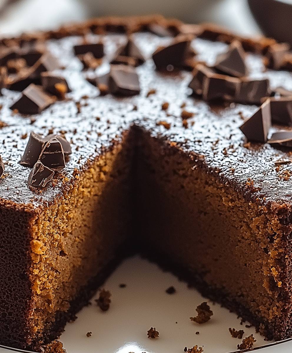 Gateau patate douce chocolat coco