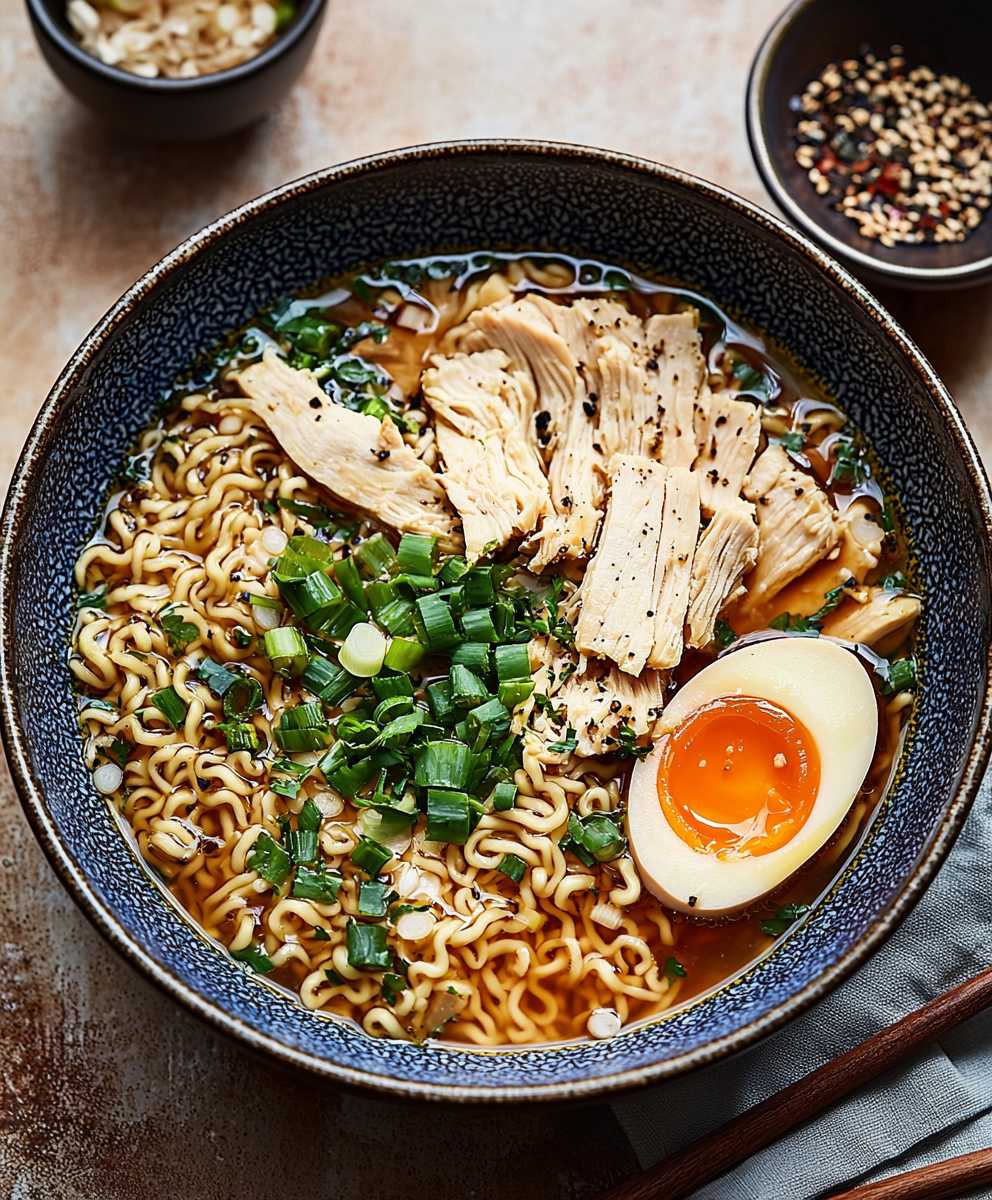 Ramen au poulet facile
