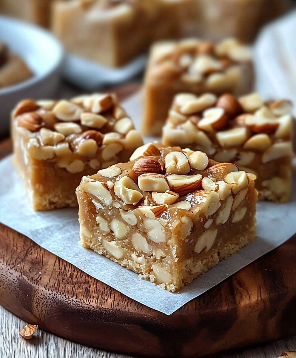 Carrés noix sans cuisson