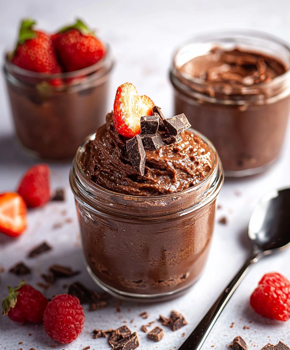 Mousse au chocolat sans oeufs