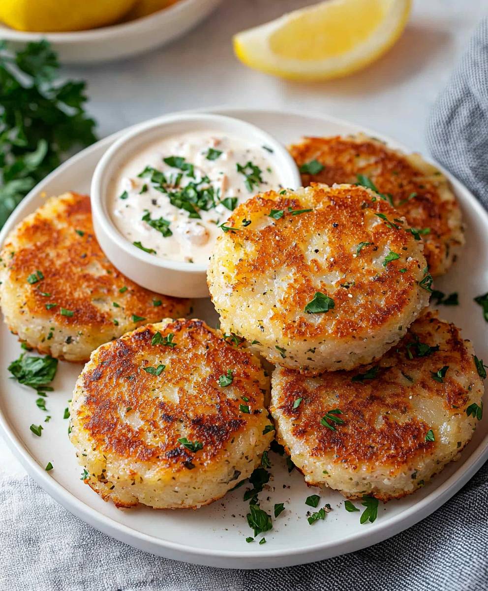 Galettes pommes de terre thon