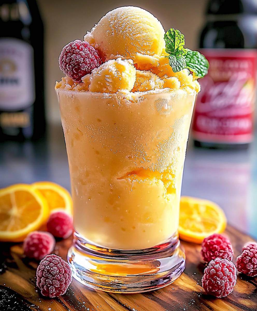 Granité crème glacée