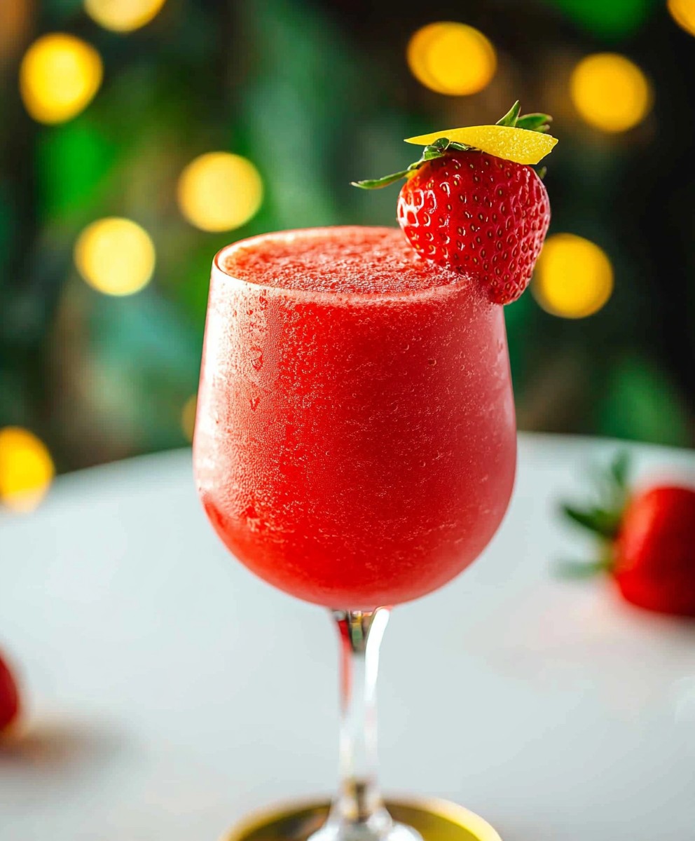 Daiquiri aux fraises facile