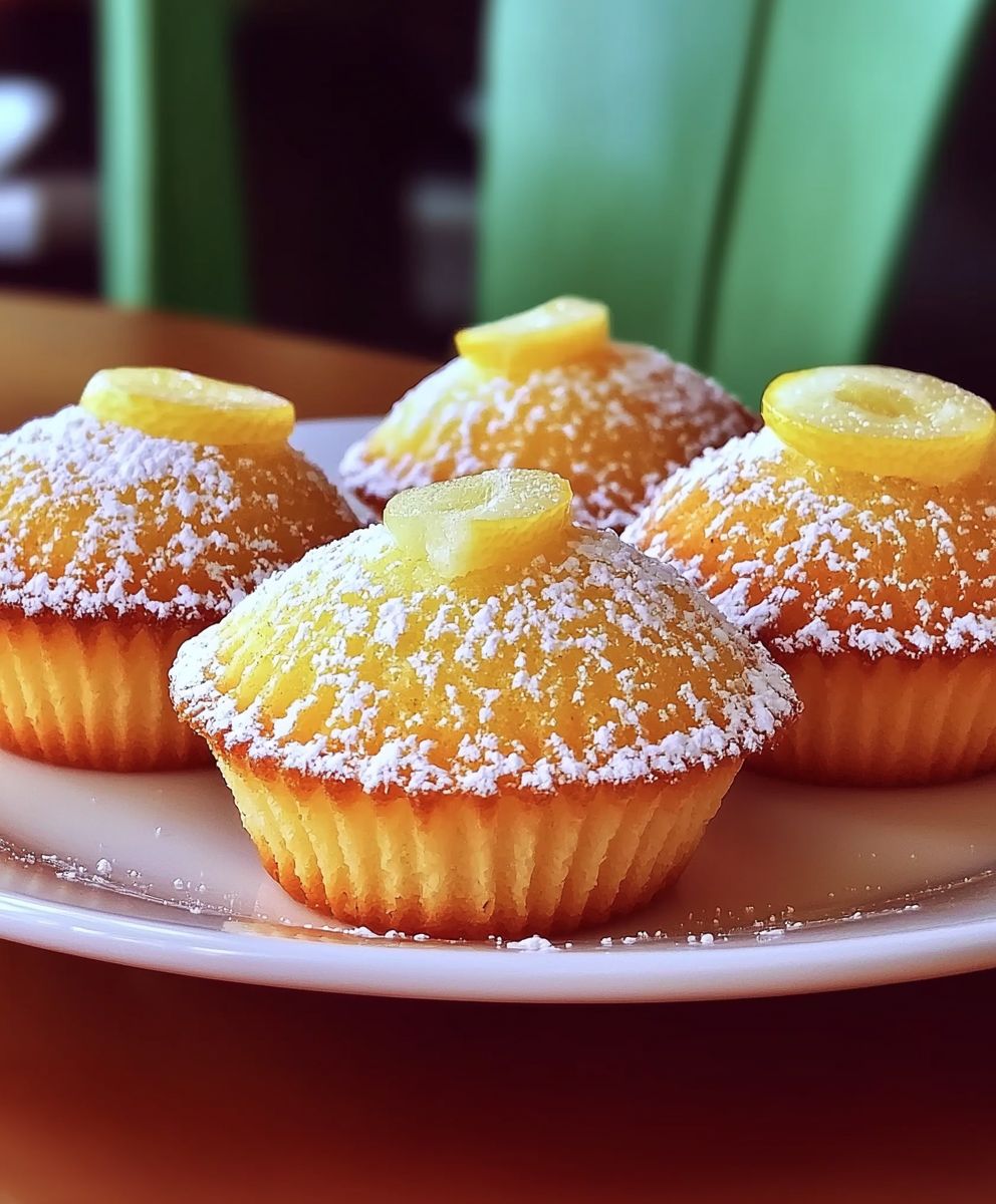 Madeleines espagnoles citron