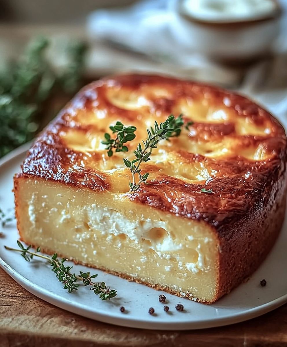 Cake moelleux chèvre gruyère